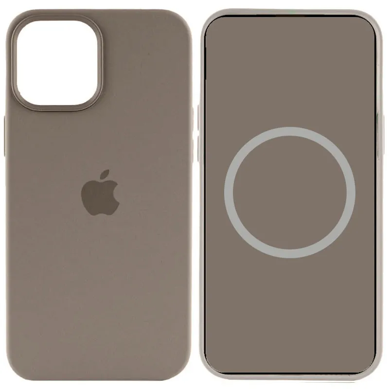 картинка Чехол Silicone case Full with MagSafe (Animation) for iPhone 15, Clay от магазина КомпьютерЦентр