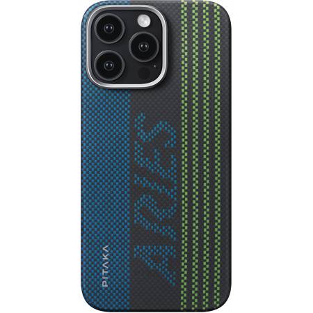 картинка Чехол PITAKA Aries Tactile Woven Case для iPhone 16 Pro Max 6.9'', принт кредитная карта (Credit card) от магазина КомпьютерЦентр