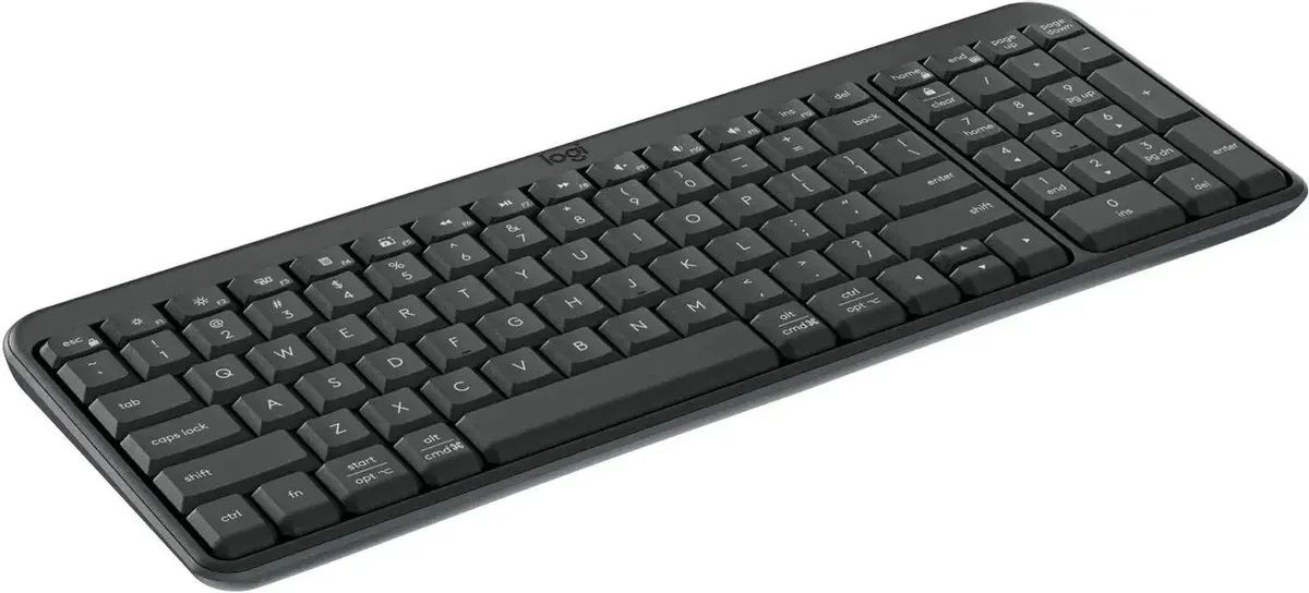 картинка Клавиатура Logitech K250 Graphite Wireless оригинальная заводская гравировка RU/ LAT (920-013452) от магазина КомпьютерЦентр