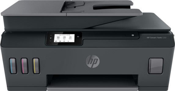 картинка МФУ струйное HP Smart Tank 530 AIO Black (4SB24A) от магазина КомпьютерЦентр