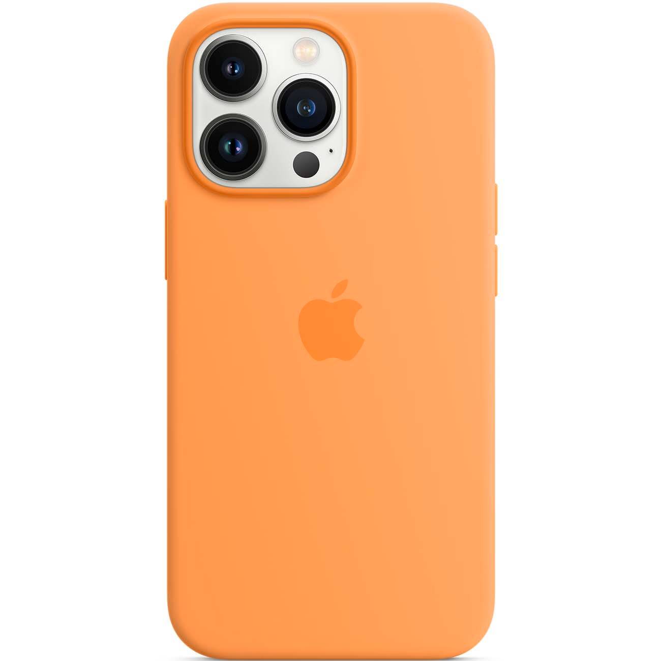картинка Чехол Silicone Case Mag Safe for iPhone 13 Marigold от магазина КомпьютерЦентр