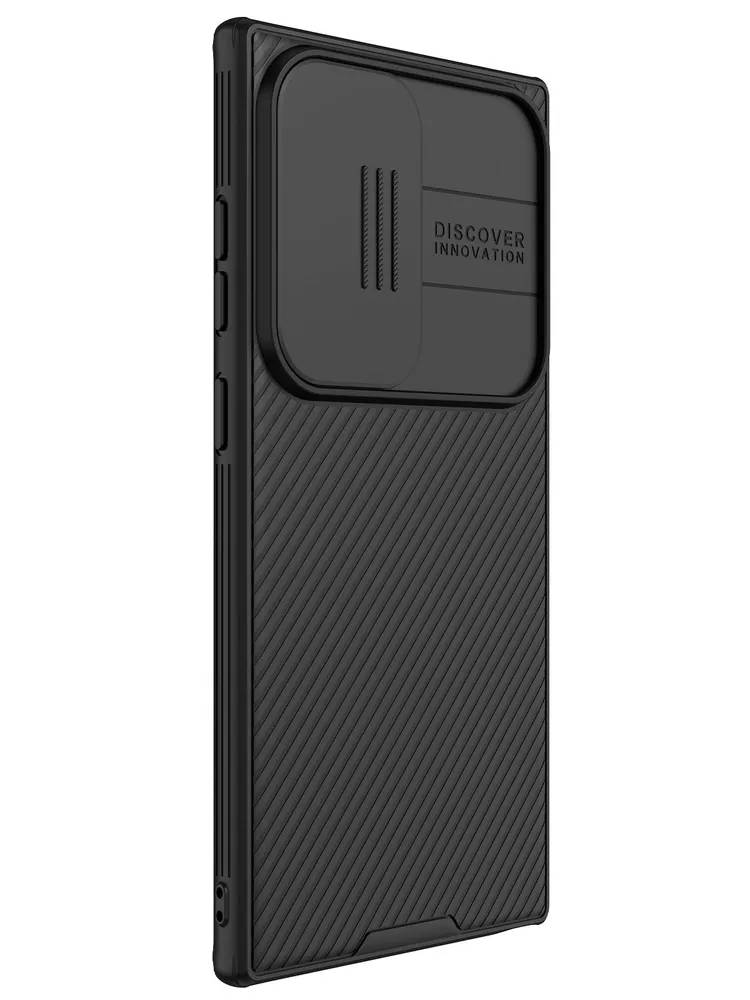картинка Чехол-накладка Nillkin CamShield Pro Case защитной шторкой для SAMSUNG Galaxy S24 Ultra, черный от магазина КомпьютерЦентр