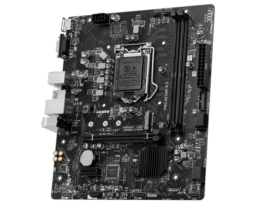 картинка Материнская плата MSI PRO H510M-B-II S1200; Intel H470; 2xDDR4 от магазина КомпьютерЦентр
