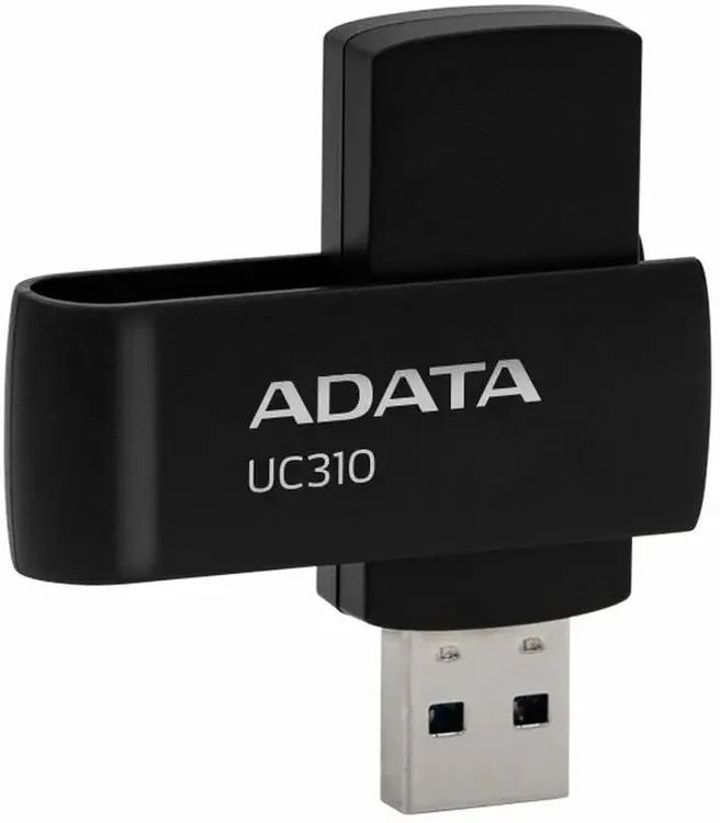 картинка USB3.2 накопитель 128Gb A-Data UC310 Black (UC310-128G-RBK) от магазина КомпьютерЦентр