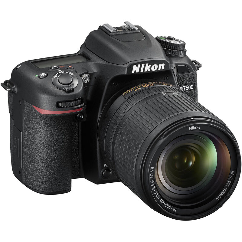 картинка Фотоаппарат Nikon D7500 Kit 18-140 mm f/ 3.5-5.6G ED VR DX AF-S от магазина КомпьютерЦентр