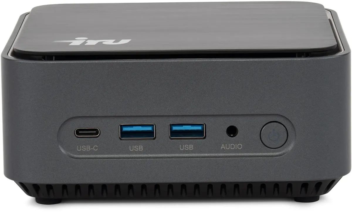 картинка Неттоп IRU 110ALCN N100 (0.8) 8Gb SSD256Gb UHDG Windows 11 Professional GbitEth WiFi BT черный (2012495) от магазина КомпьютерЦентр