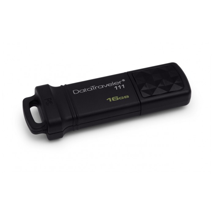 картинка Флешка USB Kingston 16Gb DT111 Black (DT111/16GB) от магазина КомпьютерЦентр