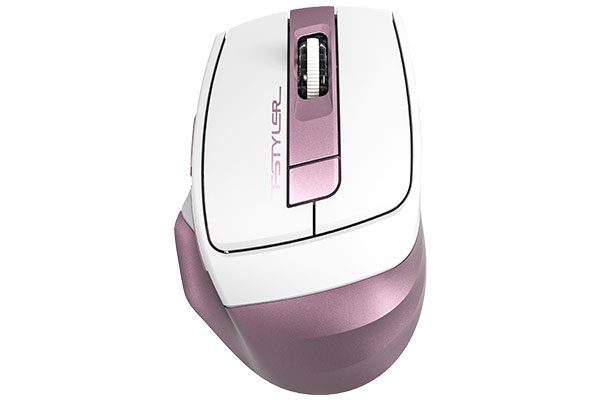 картинка Мышка A4tech Fstyler FG35; Wireless Pink/ White (FG35 PINK) от магазина КомпьютерЦентр