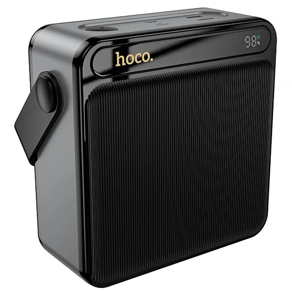 картинка Внешний аккумулятор Hoco J161 Power 22.5W+PD20W fully compatible power bank with lighting (80000mAh) black от магазина КомпьютерЦентр