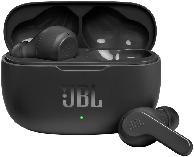 картинка Bluetooth гарнитура JBL Wave 200TWS Black от магазина КомпьютерЦентр