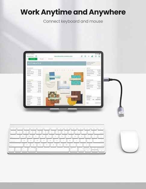 картинка Переходник Type-C OTG USB 3.0 Type-C --> USB 3.0 Af Ugreen 70889 от магазина КомпьютерЦентр