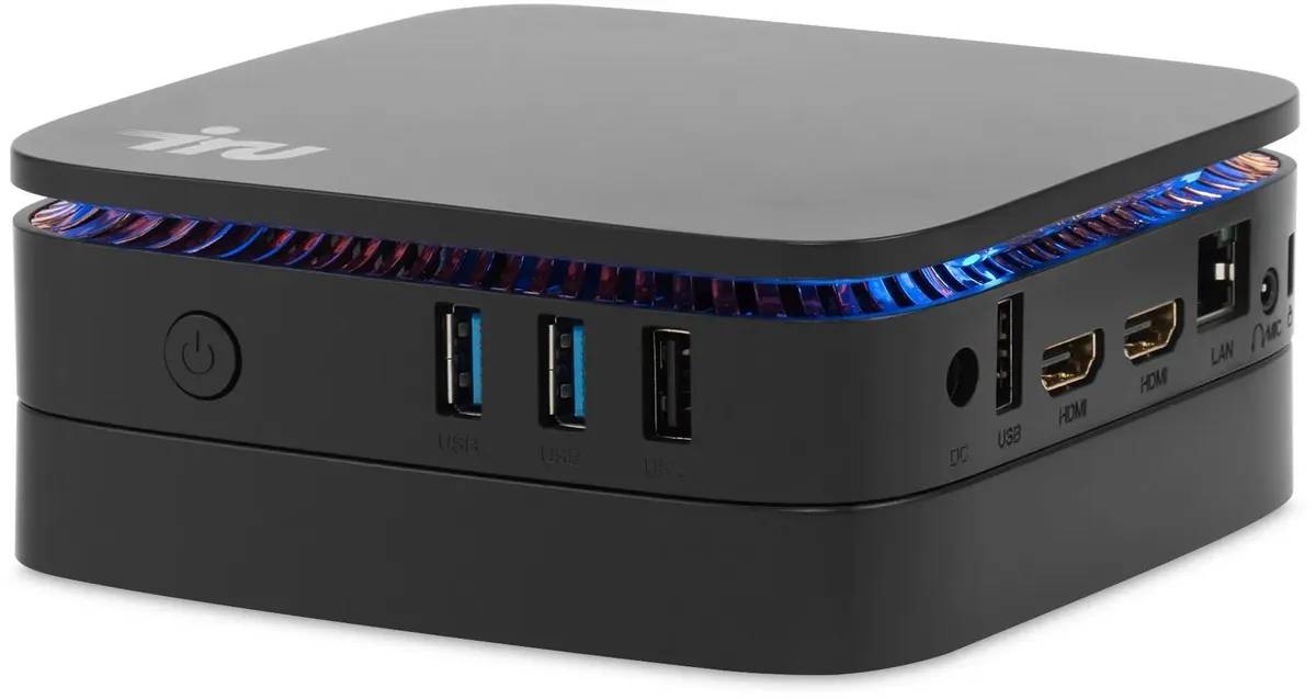 картинка Неттоп iRU 110JLCN, Intel Celeron N5105, DDR4 8ГБ, 256ГБ(SSD), Intel UHD Graphics, noOS, черный (1975163) от магазина КомпьютерЦентр
