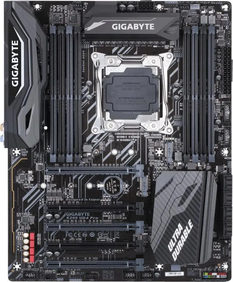 картинка Материнская плата GIGABYTE LGA2066 X299 UD4 Pro 8xDDR4 ATX от магазина КомпьютерЦентр