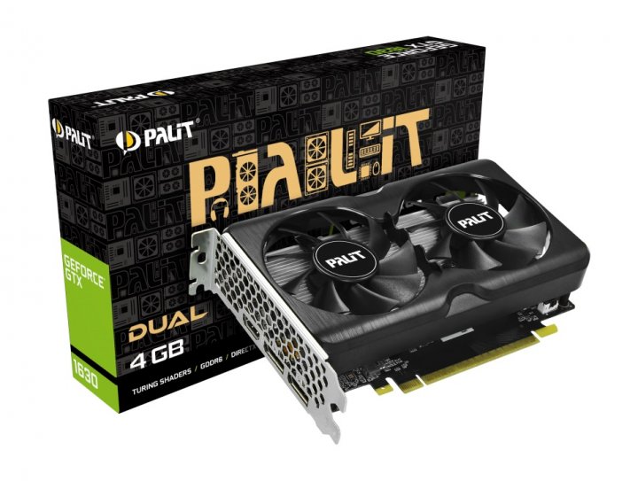 картинка В/ к Palit GeForce GTX 1630 Dual [NE6163001BG6-1175D] от магазина КомпьютерЦентр