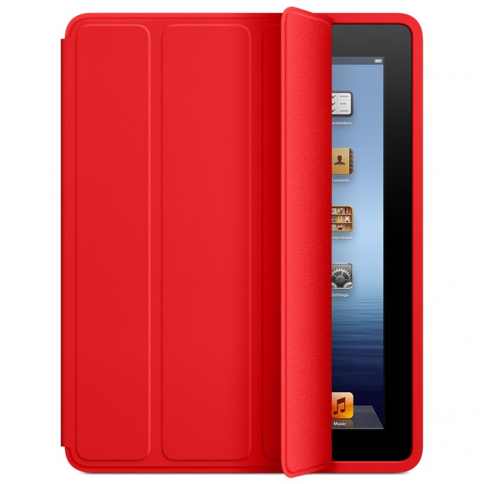 картинка Чехол Apple Smart Case Polyurethane Red for New iPad/ iPad2 (MD579ZM/A) от магазина КомпьютерЦентр