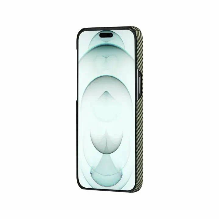 картинка Чехол PITAKA Fusion Weaving MagEZ Case 4 for iPhone 15 Pro Max Rhapsody 600D от магазина КомпьютерЦентр