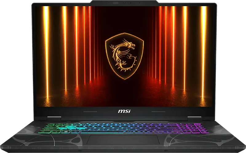 картинка Ноутбук MSI Cyborg 17 B2RWGKG-286XRU 17'' IPS (1920x1080) 144Hz /  Core 7 240H (10/ 16) /  32Gb/  1TB SSD/ RTX 5070 8Gb/  WiFi AX/  BT 5.3/  55.2 Втч/  DOS от магазина КомпьютерЦентр