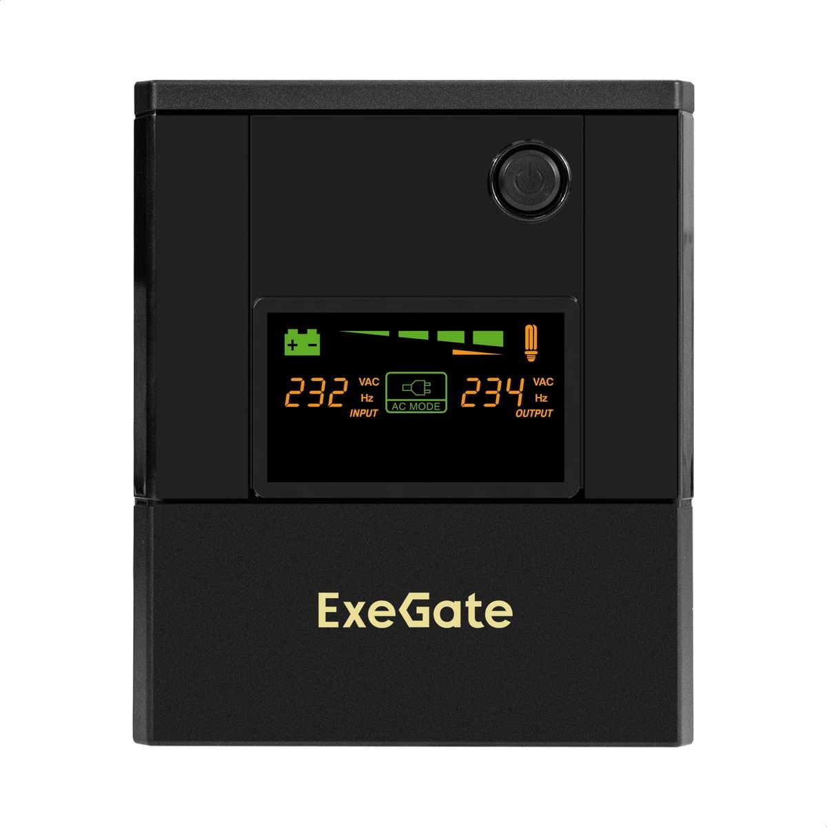 картинка ИБП ExeGate EP299950RUS SpecialPro Smart LLB-1000.LCD.AVR.4SH (1000VA/ 700W, LCD, AVR, 4*EU/ Тип F(Schuko), батарея 12V 7.2Ah - 2 шт., металлический корпус, Black от магазина КомпьютерЦентр