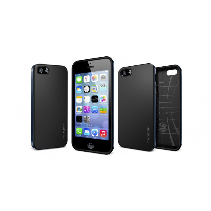 картинка Чехол SGP Case Neo Hybrid Metal Slate for iPhone 5/ 5s (SGP10360) от магазина КомпьютерЦентр