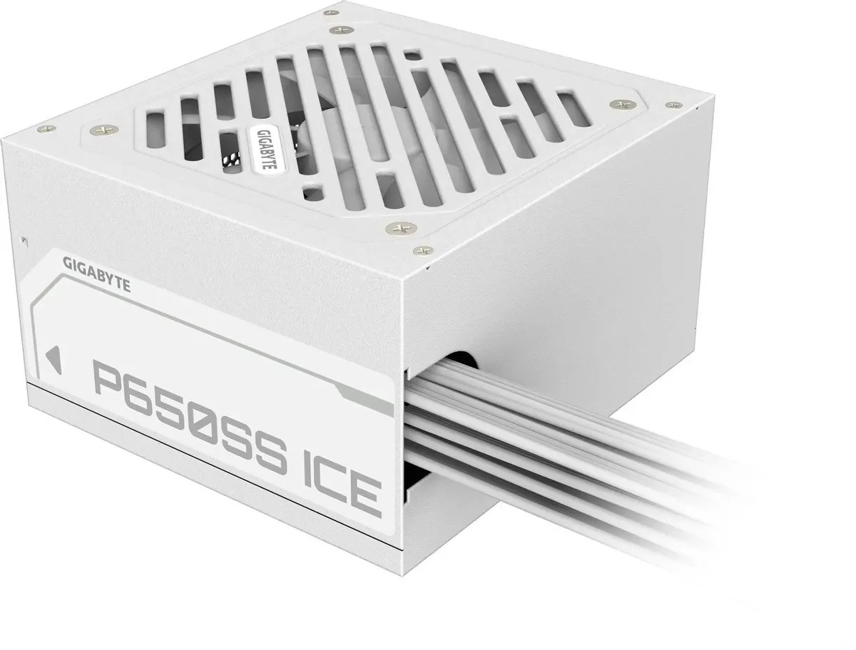 картинка Блок питания Gigabyte GP-P650SS ICE, 650Вт, белый, retail (28200-P65SW-1EU) от магазина КомпьютерЦентр