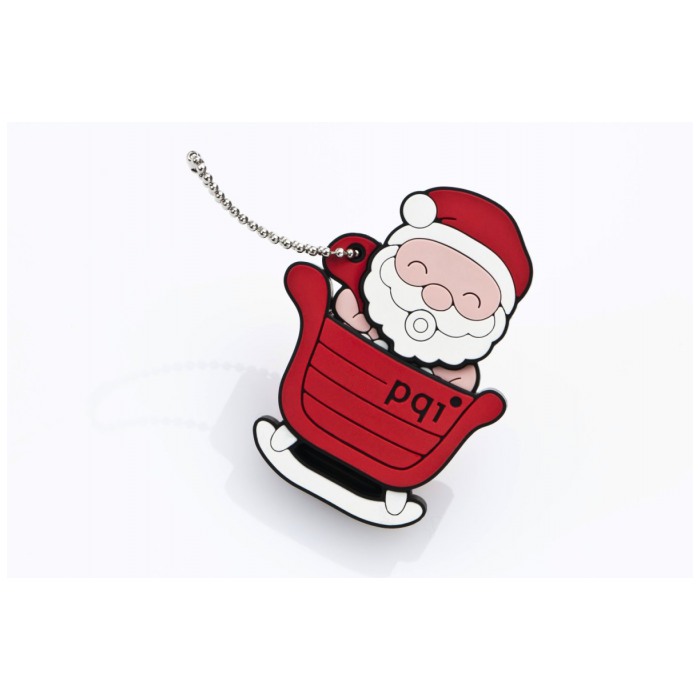 картинка Флешка USB PQI 8Gb I-Stick U827 Santa Red (6827-008GR1001) от магазина КомпьютерЦентр