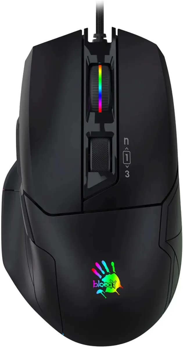 картинка Мышка A4Tech Bloody W70 MAX USB Gaming Black (W70 MAX Stone Black) от магазина КомпьютерЦентр