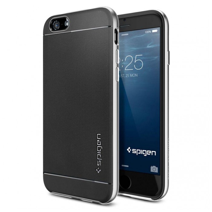 картинка Чехол SGP Spigen Case Neo Hybrid Series Satin Silver for iPhone 6 (SGP11033) от магазина КомпьютерЦентр