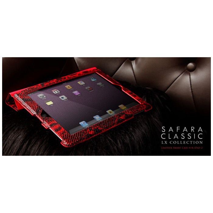 картинка Чехол More Safara Classic Lx Python Red for iPad2 (AP15-009RED) от магазина КомпьютерЦентр