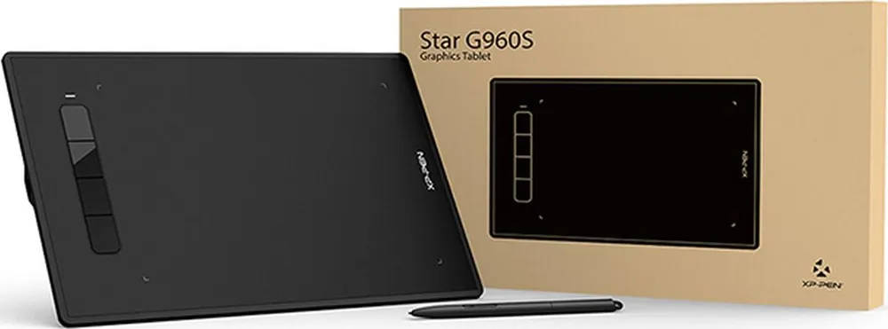 картинка Планшет XP-Pen Star G960S USB черный (STARG960S) от магазина КомпьютерЦентр