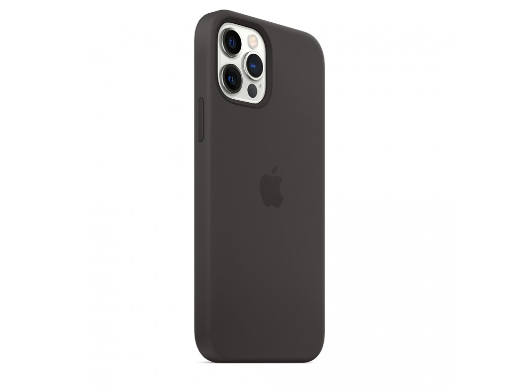 картинка Чехол Silicone Case MagSafe for iPhone 12/ 12 Pro Black (Копия) от магазина КомпьютерЦентр