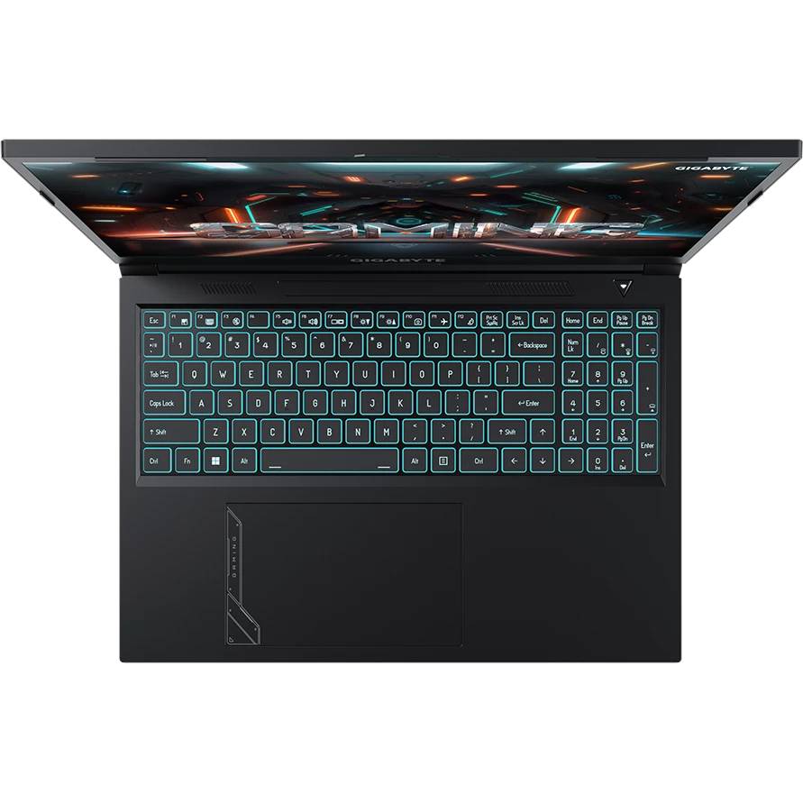 картинка Ноутбук GIGABYTE G6 KF (KF-H3KZ854KD) 16'' (1920x1200) IPS 165Hz/  Core i7-13620H/  16Gb DDR5/  SSD 1Tb / RTX4060 8Gb GDDR6 / Wi-Fi AX/  Bt 5.2/  DOS /  54 Wh от магазина КомпьютерЦентр
