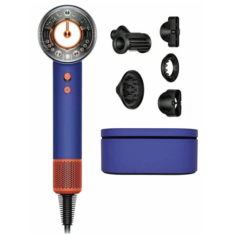 картинка Фен Dyson Supersonic HD16 Vinca Blue/  Topaz с кейсом от магазина КомпьютерЦентр