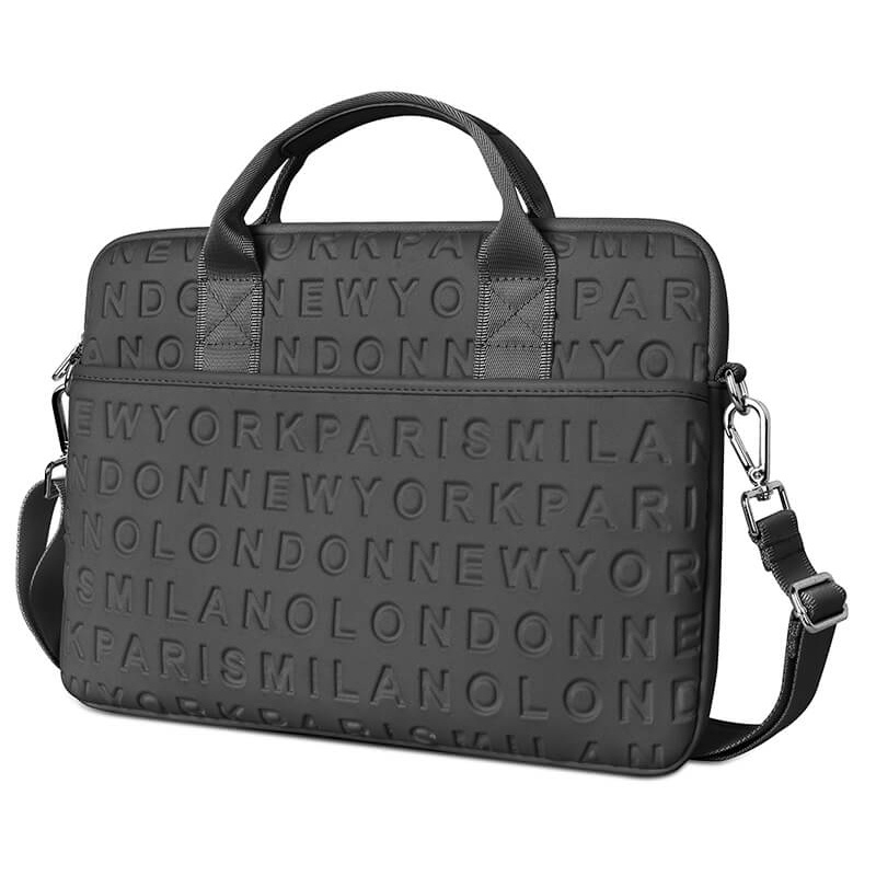 картинка Сумка для ноутбука/ планшета WIWU for MacBook 13,3 Laptop Bag GM1703 Black от магазина КомпьютерЦентр