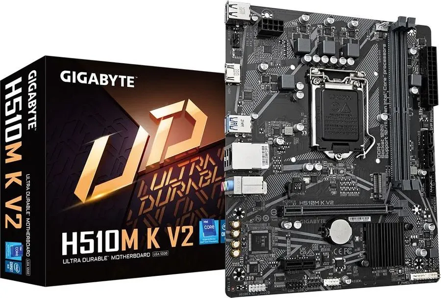 картинка Материнская плата Gigabyte H510M K V2 Soc-1200 Intel H470 2xDDR4 mATX от магазина КомпьютерЦентр