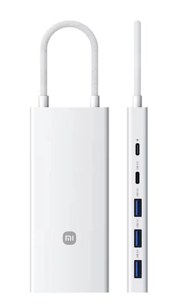 картинка HUB Xiaomi USB-C 10-in-1 Docking Station XMTIO01YM White (BHR07RGCN) от магазина КомпьютерЦентр