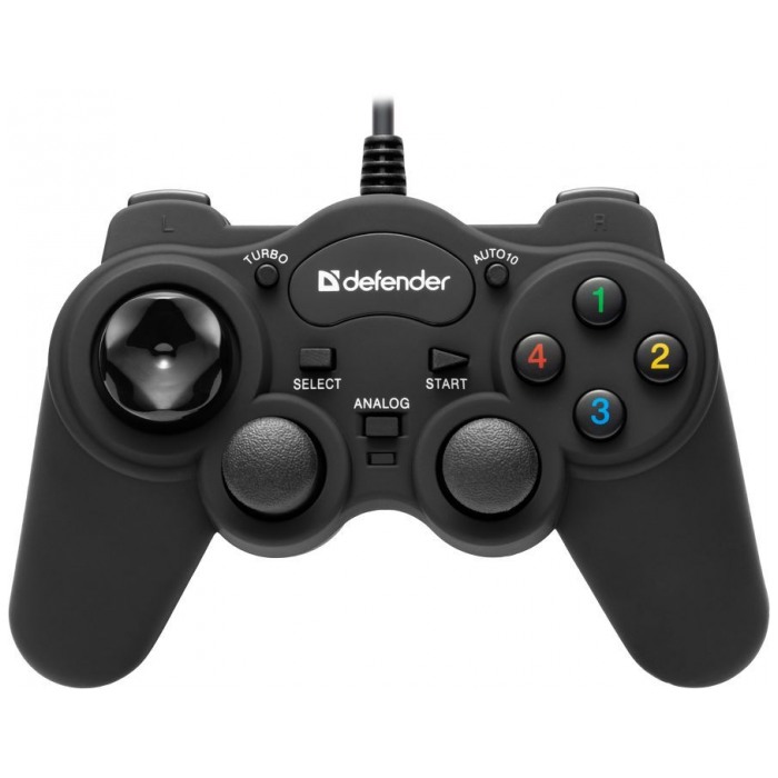 картинка Геймпад Defender Game Racer Turbo RS3 USB-PS2/3 (64251) от магазина КомпьютерЦентр
