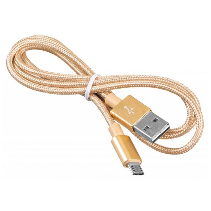 картинка Кабель Buro USB 2.0 A->Micro b 1 м Reversible Braided от магазина КомпьютерЦентр