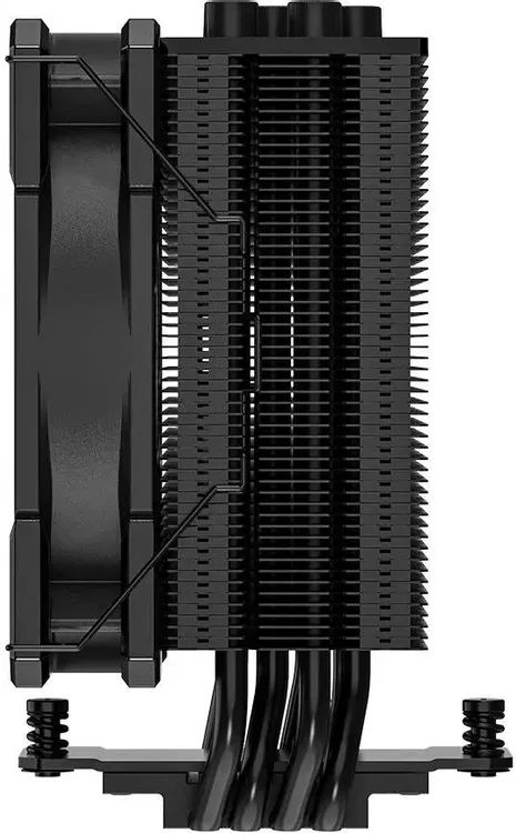 картинка Вентилятор CPU ID-COOLING SE-224-XTS Soc-AM5/ AM4/ 1200/ 1700/ 1851 черный 4-pin 29dB Al+Cu 220W 650gr Bulk (SE-224-XTS BLACK BULK) от магазина КомпьютерЦентр