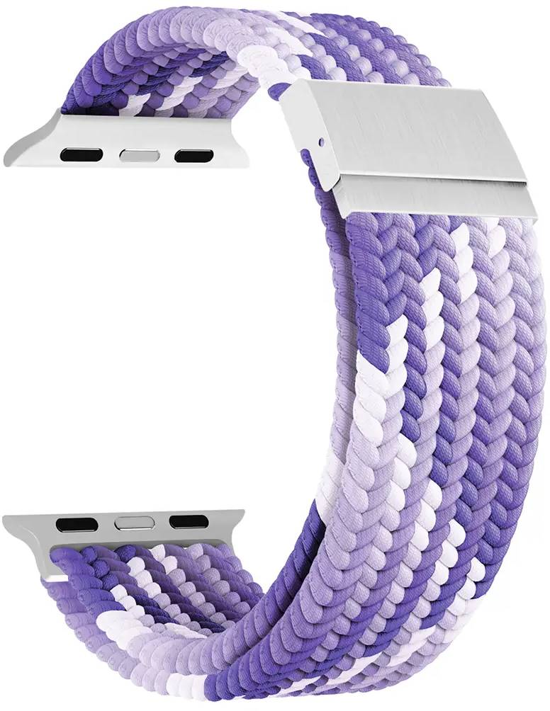 картинка Плетеный нейлоновый ремешок для Apple Watch 42/ 44/ 45/ 49 mm Series 1-9, SE LYAMBDA PLEIONE DSN-18-44-VT Violet от магазина КомпьютерЦентр