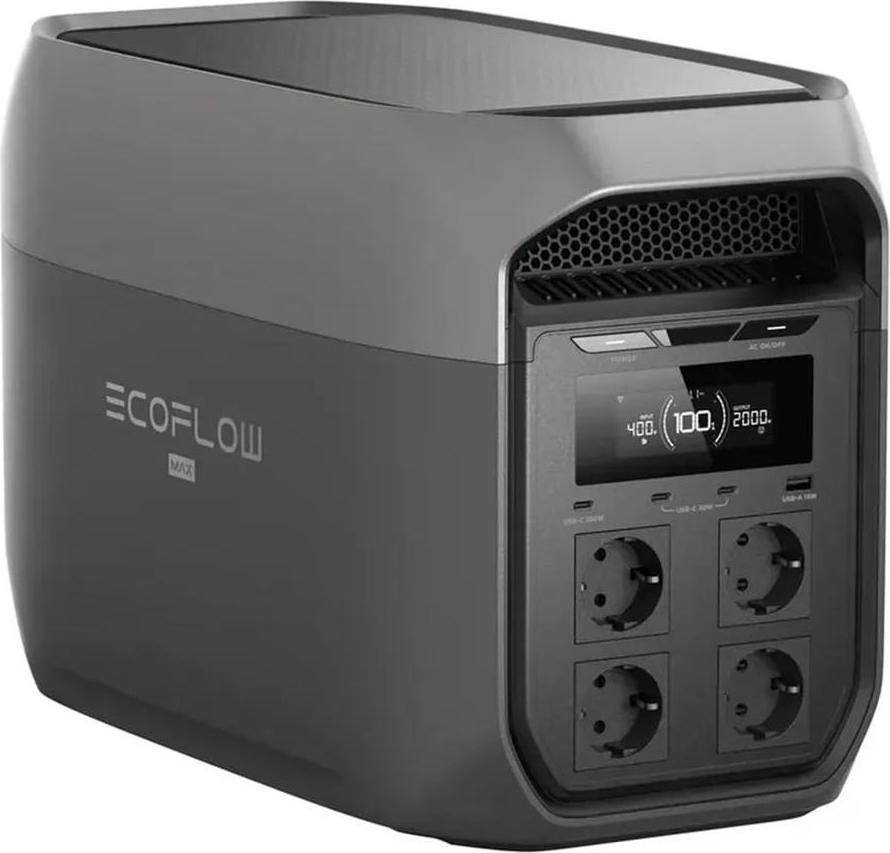 картинка Портативная электростанция ECOFLOW DELTA 3 Max (2400Вт/  2048 Втч) от магазина КомпьютерЦентр
