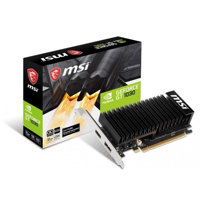 картинка Видеокарта MSI 2Gb DDR4 GeForce GT1030 Low Profile (GT 1030 2GHD4 LP OC) от магазина КомпьютерЦентр