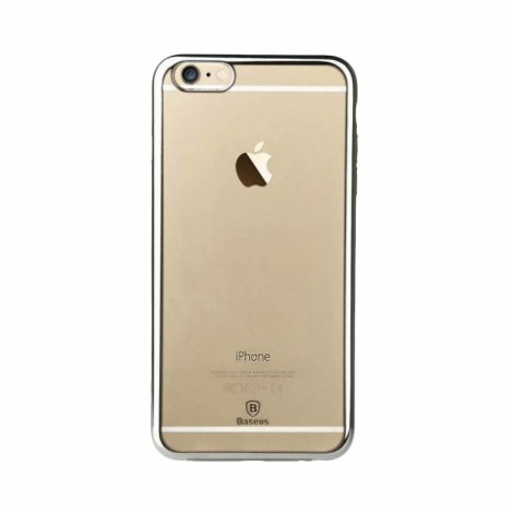 картинка Чехол Baseus Shining Case for iPhone 6 Plus/ 6S Plus Transparent Silver от магазина КомпьютерЦентр