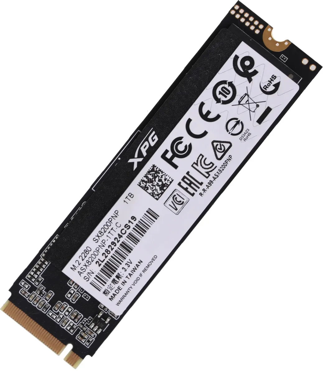 картинка SSD накопитель 1Tb A-Data XPG SX8200 Pro M.2 2280 PCI-E (ASX8200PNP-1TT-C) от магазина КомпьютерЦентр