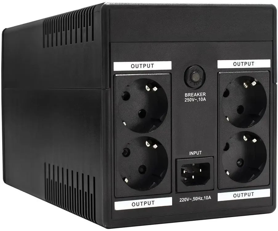 картинка ИБП ExeGate EP285512RUS SpecialPro Smart LLB-1600.LCD.AVR.4SH 1600VA/ 950W, LCD, AVR, 4*Schuko, черный от магазина КомпьютерЦентр