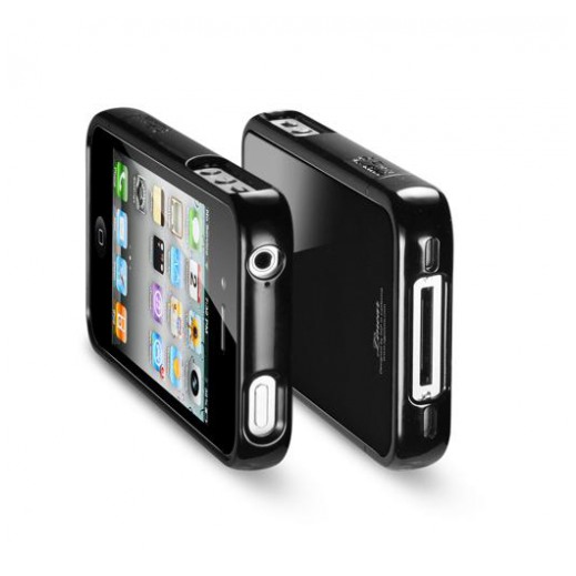 картинка Чехол SGP Linear Case Color Series Soul Black for iPhone 4 (SGP07580) от магазина КомпьютерЦентр