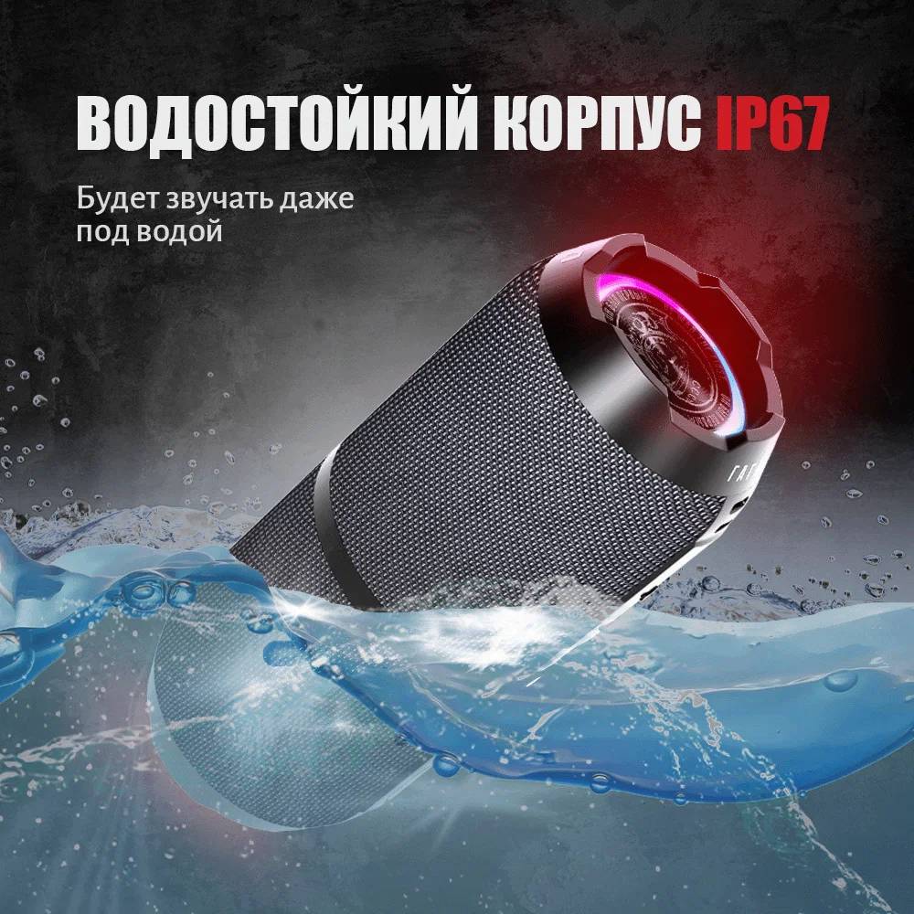 картинка Колонка порт. Ural Гагарин ГР-003, серый, 30W (УРАЛ ГР-003 СЕРЫЙ) от магазина КомпьютерЦентр