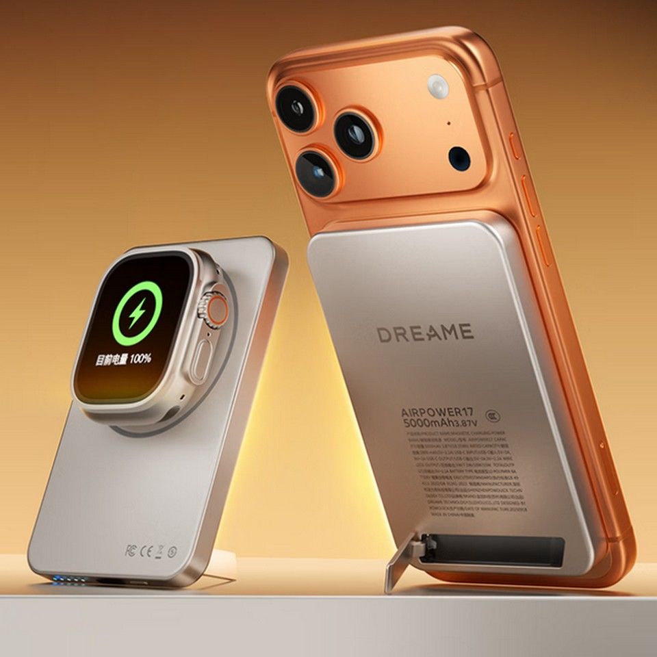 картинка Внешний аккумулятор Dreame Ultra Slim Magnetic Power Bank Air Power 17 Pro 10000 mAh 15W от магазина КомпьютерЦентр