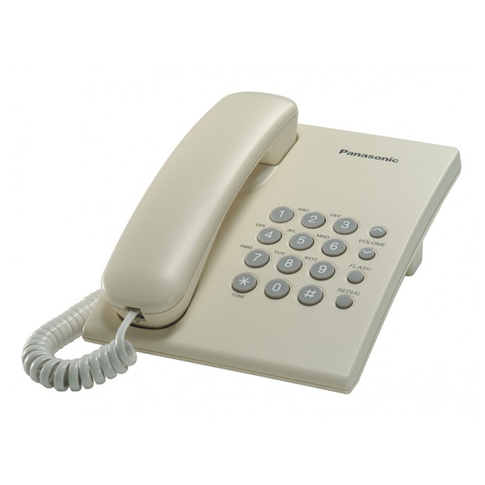 картинка Телефон Panasonic TS2350 Бежевый (KX-TS2350UAJ) от магазина КомпьютерЦентр
