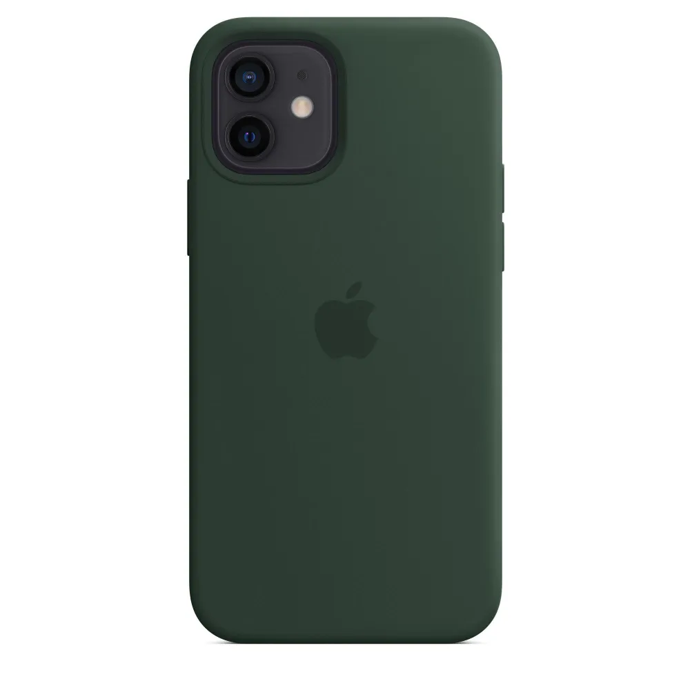 картинка Чехол Silicone Case Full for iPhone 12/ 12 Pro Cyprus Green от магазина КомпьютерЦентр
