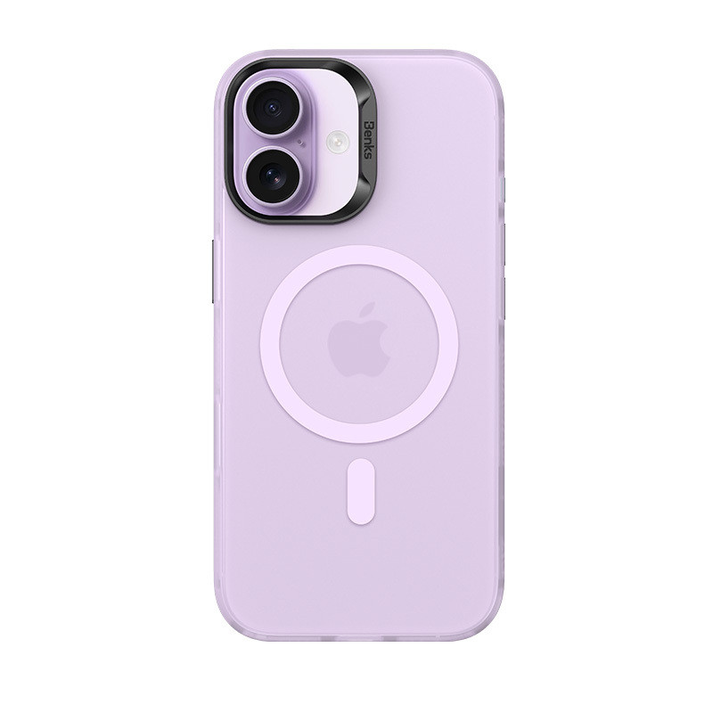 картинка Чехол силиконовый Benks Lucid Armor Case (MagSafe) для iPhone 17 6.3'', цвет лиловый (Purple) (C.K.JC.AP.PU.C067) от магазина КомпьютерЦентр